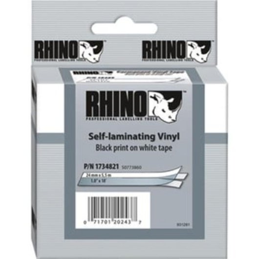 Etiqueta para Cabos Dymo 25,4 mm Vinil Branco 1 Rolo