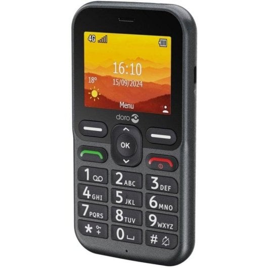 Bartelefoon Doro Leva L11 4G 64MB 128MB 2.4" Graphiet