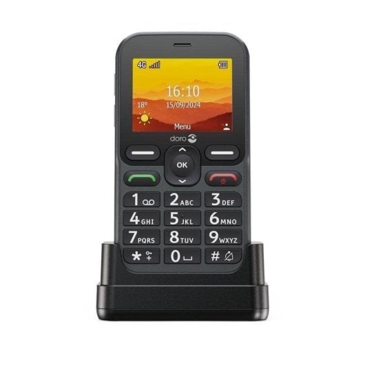 Bartelefoon Doro Leva L11 4G 64MB 128MB 2.4" Graphiet
