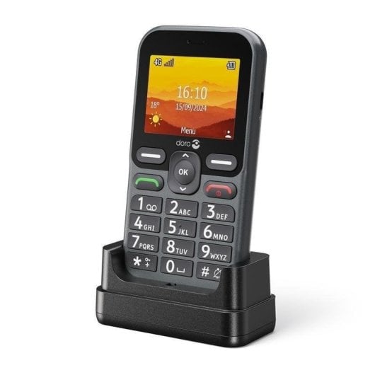 Bartelefoon Doro Leva L11 4G 64MB 128MB 2.4" Graphiet