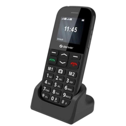 Móvil Denver BAS-18800L 4G Dual SIM 1.77" Negro