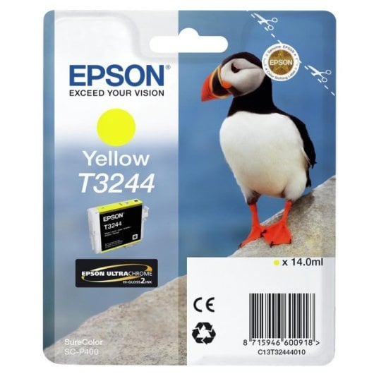 Cartucho de Tinta Epson T3244 Yellow Original 14 ml