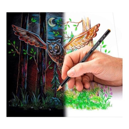 Lápis Aquarela Staedtler Design Journey Caixa Metálica 12 Unidades