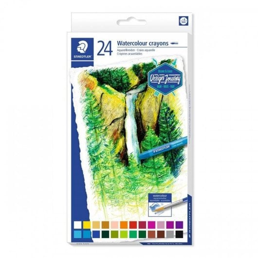 Crayons Céra Acquerellables Staedtler Design Journey 24 Couleurs