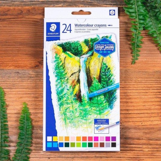 Crayons Céra Acquerellables Staedtler Design Journey 24 Couleurs