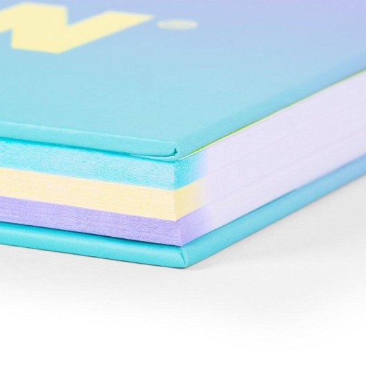 Cuaderno A4 Espiral Tapa Dura Milan Sunset Pack 3 Unidades Turquesa