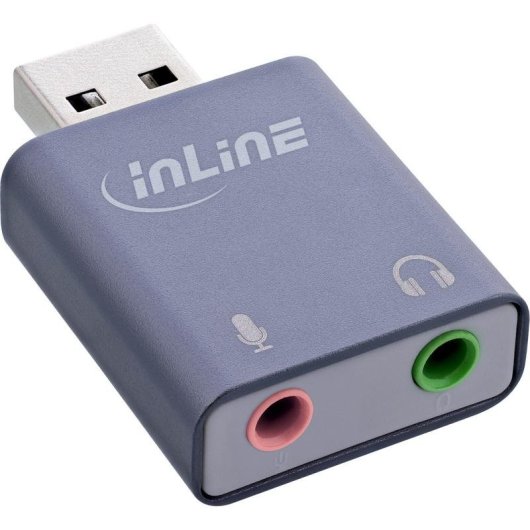 Convertitore Audio USB InLine 33051E Uscita Cuffie
