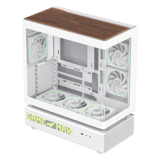 Case PC GameMax N90 WH Midi Tower ATX Bianca Vetro Temperato Mesh