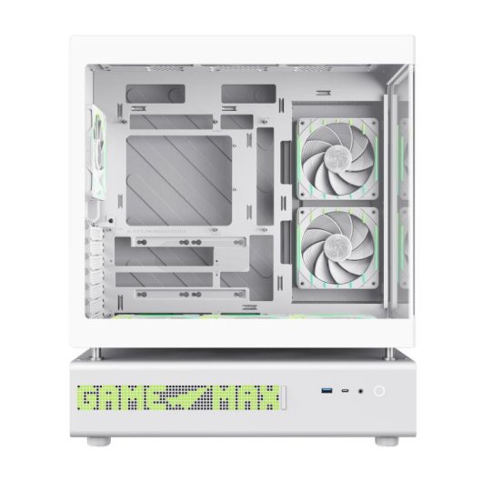Case PC GameMax N90 WH Midi Tower ATX Bianca Vetro Temperato Mesh