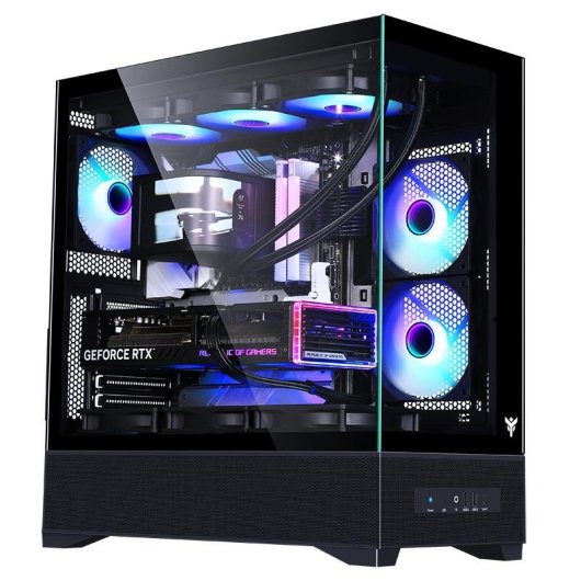 Carcasa Itek SHOWBUI 37B Torre ATX Negro Metal Gaming