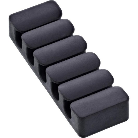 Clip para cable InLine 59971K Universal 5 piezas autoadhesivo negro