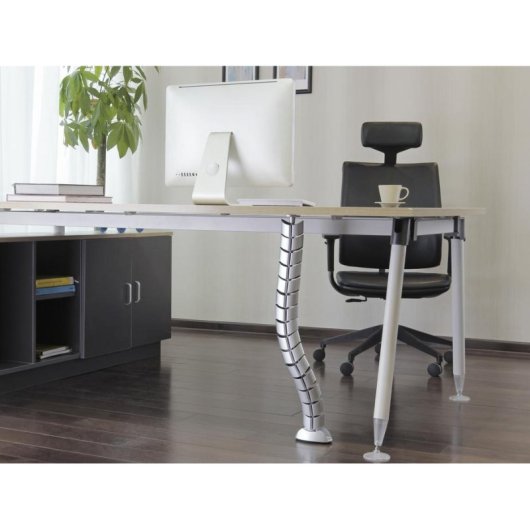 Pasacables de Escritorio Equip Plata ABS Sintéticos