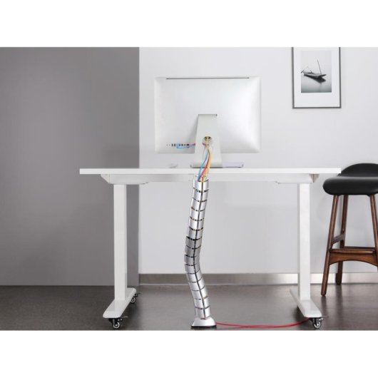 Pasacables de Escritorio Equip Plata ABS Sintéticos