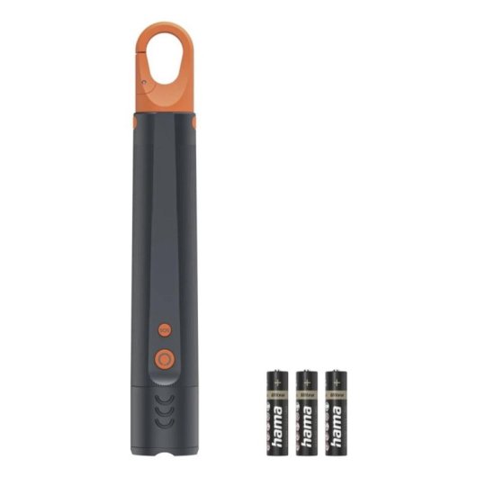 Linterna de mano Hama FLX600 LED 600 lúmenes IP44 gris aluminio