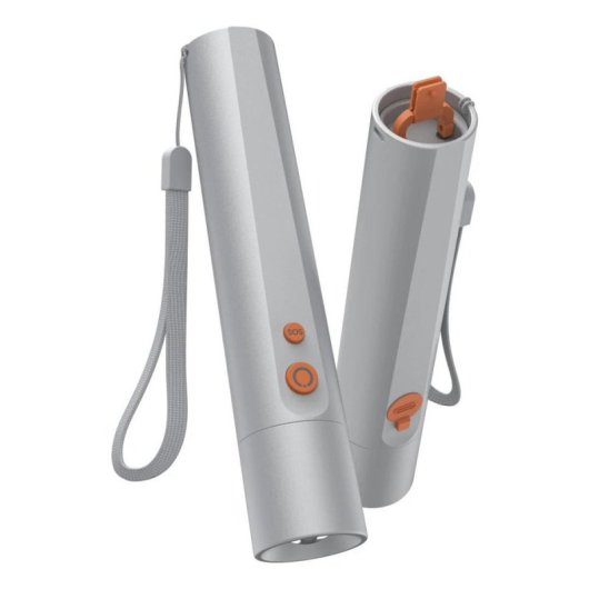 Linterna de mano Hama FL350-C LED 3W USB Recargable Plata Aluminio