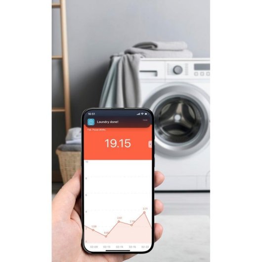 Tomada Inteligente Hama 00176654 Wi-Fi Controlo por voz para casa branca