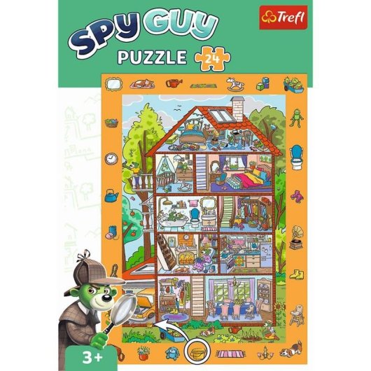 Puzzle Trefl 15593 Edifícios 24 peças 3 anos