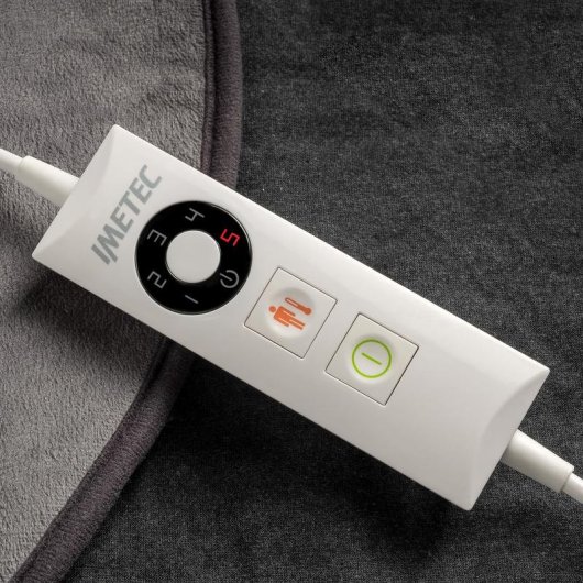 Elektrische Wärmematte Imetec 16963 110 W 5 Temperaturstufen Grau