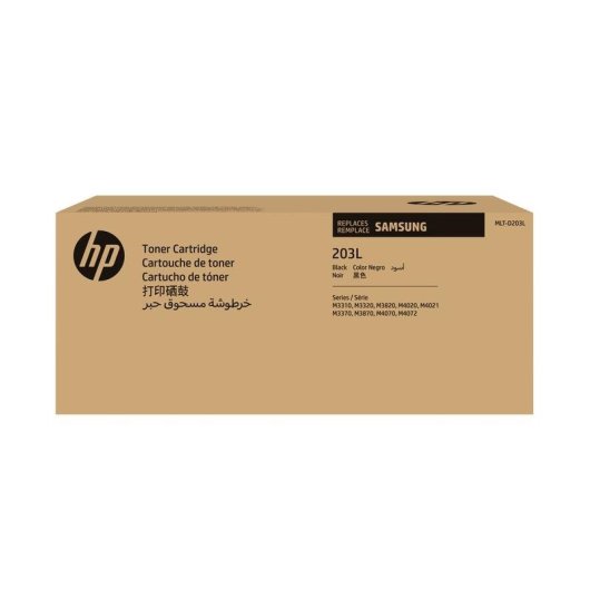 Cartucho de toner preto alto rendimento Samsung MLT-D203L HP Original