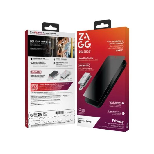 Protége-écran InvisibleShield Glass Elite Privacy Samsung Galaxy S26