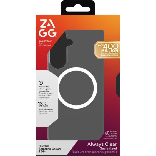 Funda para móvel Zagg Crystal Palace Snap Grapheno Transparente para Samsung Galaxy S26+