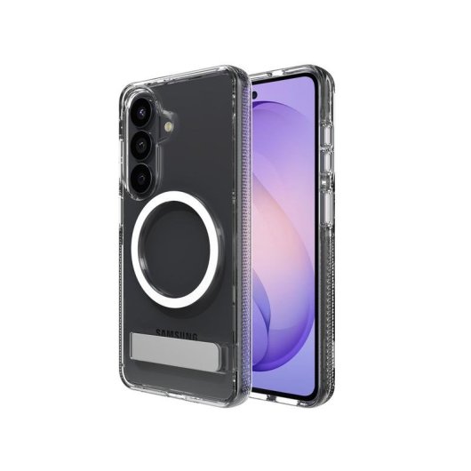 Funda para móvil Zagg Crystal Palace Snap Cover Grapheno Transparente con soporte para Galaxy S26