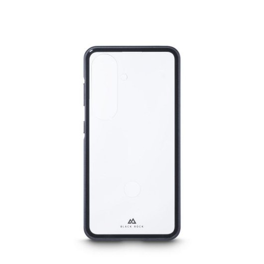 Funda para móvil Black Rock 360° Glass Cover aluminio y cristal negro transparente para Galaxy S26
