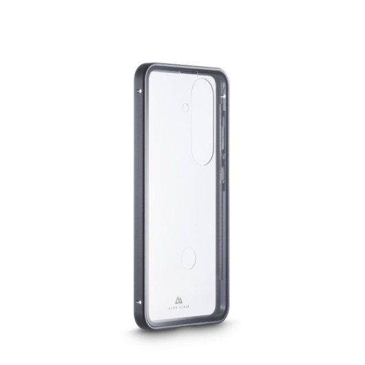 Funda para móvil Black Rock 360° Glass Cover aluminio y cristal negro transparente para Galaxy S26