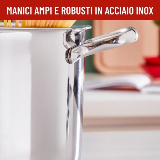 Olla Lagostina Sfiziosa 5 l Aluminio Acero Inoxidable Inducción