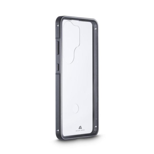 Funda pour mobile Black Rock 360° Glass Cover aluminium noir transparent pour Galaxy S26 Ultra