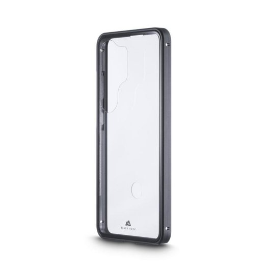 Funda pour mobile Black Rock 360° Glass Cover aluminium noir transparent pour Galaxy S26 Ultra