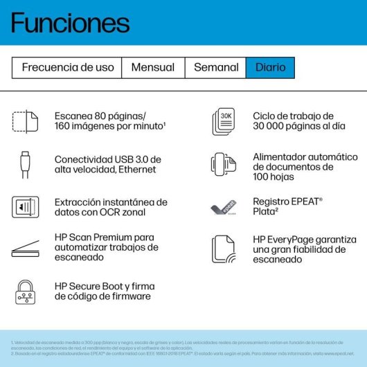 Scanner HP ScanJet Enterprise Flow N9000sn1 A3 600x600 DPI Doppio Fronte 100 fogli
