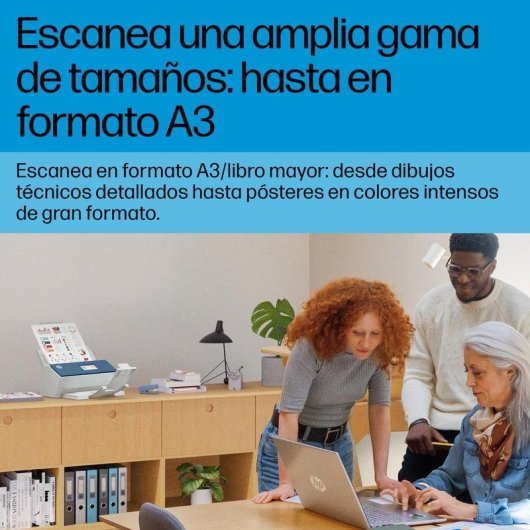 Scanner HP ScanJet Enterprise Flow N9000sn1 A3 600x600 DPI Doppio Fronte 100 fogli