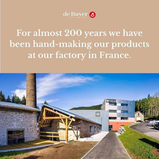 Sartén Parrilla de Buyer 5616.28 Acero Inoxidable 28 cm