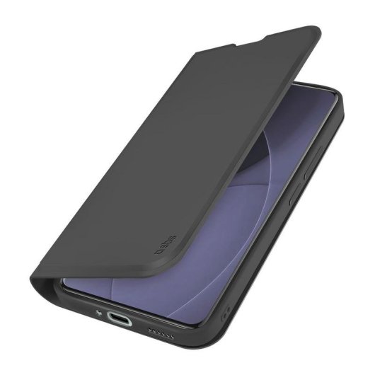 Funda para móvil SBS Wallet Smooth Livro Policarbonato Preto com Suporte para Redmi Note 15 Pro+