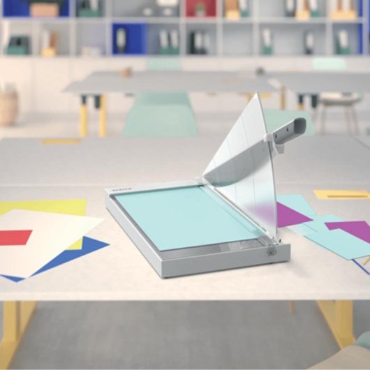 Guilhotina de papel Leitz Precision Office A3 15 folhas lâmina aço inoxidável