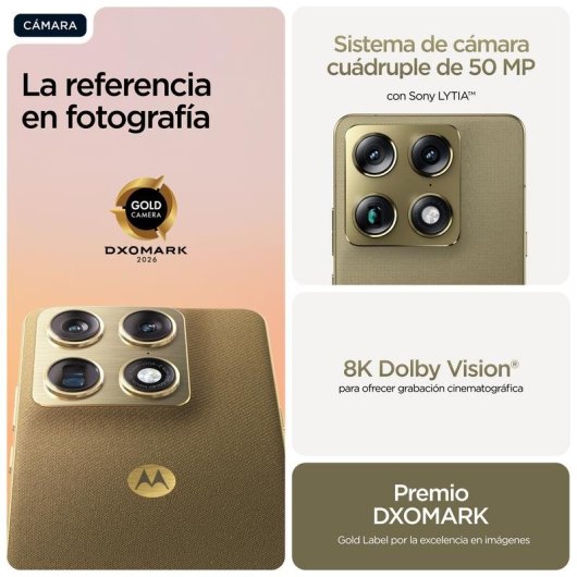 Motorola Signature 5G 6.78" 16GB 512GB Oro