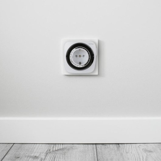 Reloj Temporizador Entac EMTM24-1E 230V 16A 3680W Negro y Blanco