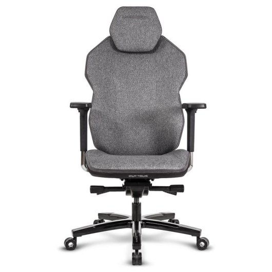 Silla Gaming Quersus ICOS 1.1 Gris Hierro Tejido Ignífugo Reclinable 140°