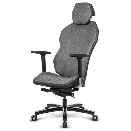 Silla Gaming Quersus ICOS 1.1 Gris Hierro Tejido Ignífugo Reclinable 140°