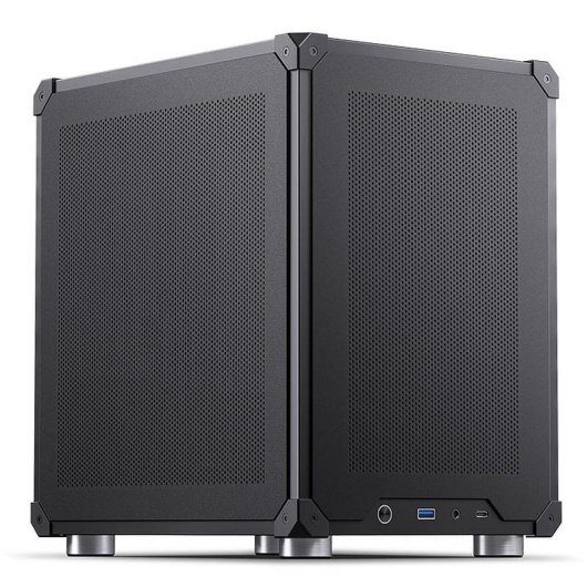 Case Mini Torre Jonsbo C6-ITX Nera con Pannelli a Maglia