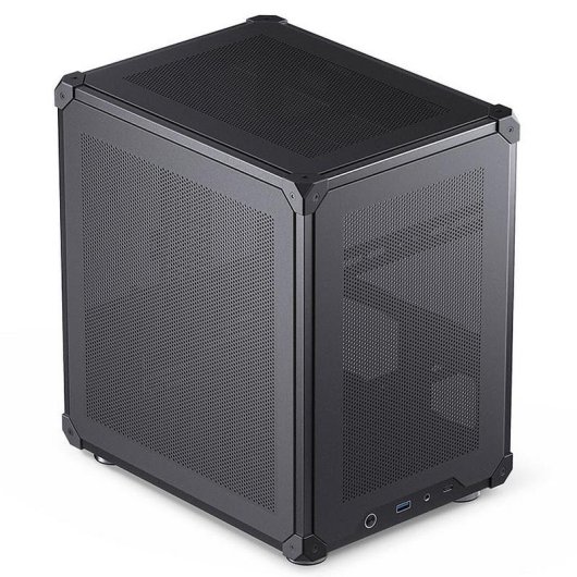 Case Mini Torre Jonsbo C6-ITX Nera con Pannelli a Maglia