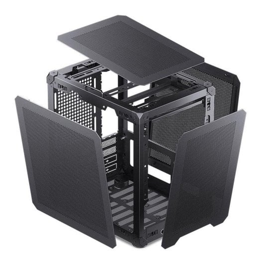 Case Mini Torre Jonsbo C6-ITX Nera con Pannelli a Maglia