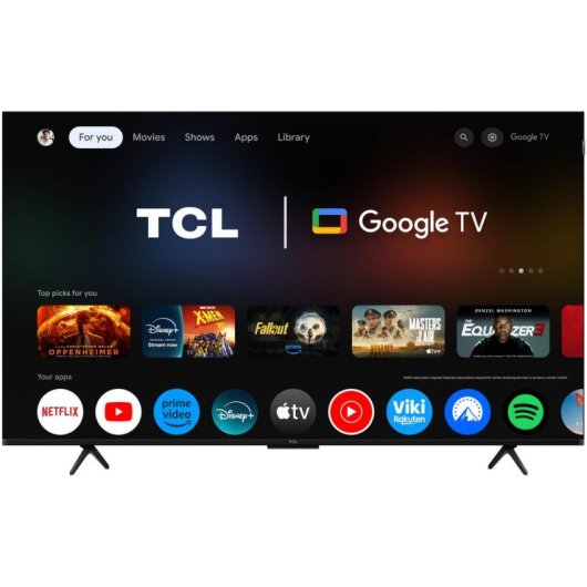 TV TCL QLED P8L 75P8L 75" 4K UltraHD 144Hz Smart TV Google TV HDR10 Dolby Vision