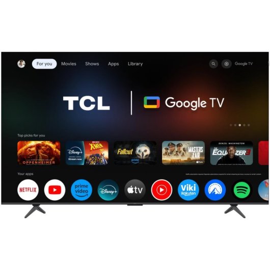 TV TCL QD Mini LED P8L 85P8L 85" 4K UltraHD 144Hz Smart TV Google TV Dolby Vision HDR10+ Game Master