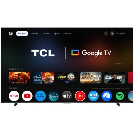 TV TCL QD Mini LED P8L 98P8L 98" 4K UltraHD 144Hz Smart TV Google TV HDR10 Dolby Vision