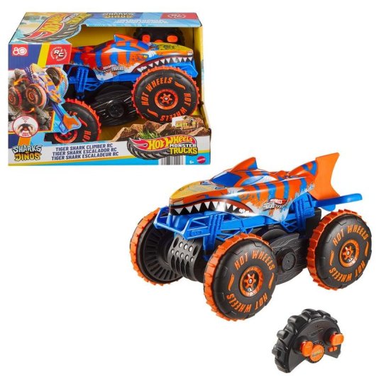 Camião Monstro Hot Wheels JFR39 Controlo Remoto Sem Fios Plástico Multicolor