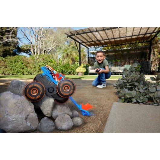 Camião Monstro Hot Wheels JFR39 Controlo Remoto Sem Fios Plástico Multicolor