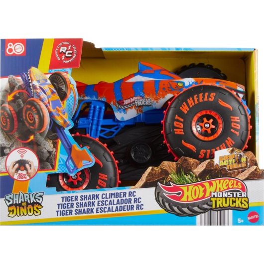 Camião Monstro Hot Wheels JFR39 Controlo Remoto Sem Fios Plástico Multicolor