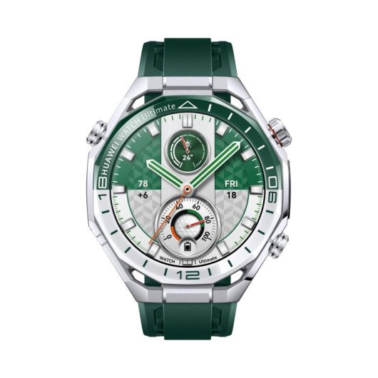 Huawei WATCH Ultimate 2 LDU Bluetooth GPS 48mm AMOLED Blanco/Verde M Resistencia Agua IP68+150m